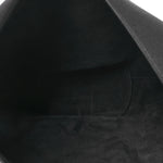 Pebbled Sport Calfskin Medium Lotus Tote Black
