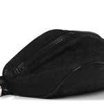 Nylon Monogram Fanny Pack Belt Bag Black