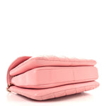 Lambskin Quilted Medium Trendy CC Flap Dual Handle Bag Pink