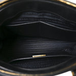 Saffiano Medium Galleria Double Zip Tote Black