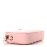 Dollar Calfskin Enamel Super Mini GG Marmont Chain Shoulder Bag Light Pink Blue
