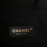 Calfskin Quilted Small Coco Base Shopping Bag Black