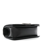 Caviar Quilted Small Boy Flap Black