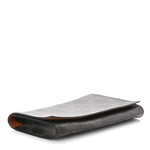 Triomphe Canvas Asymmetric Clutch Tan
