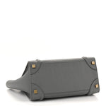 Baby Drummed Calfskin Micro Luggage Kohl
