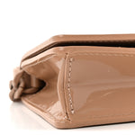 OFF WHITE Patent Jitney 0.5 Crossbody Bag Nude