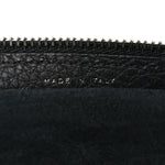 Grained Calfskin Large Slouchy Banana Bag Black