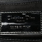 Patent Cannage Mini Lady Dior Black