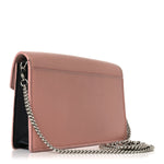 Calfskin My Lockme Chain Pochette Rose Ballet White