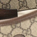 GG Supreme Monogram Neo Vintage Web Belt Bag Brown