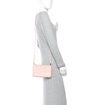 Empreinte Monogram Double Zip Pochette Rose