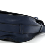 Calfskin Medium Marcie Round Crossbody Bag Navy