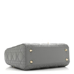 Lambskin Cannage Small My ABCDior Lady Dior Grey