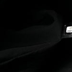 Calfskin Stitched Chain Top Handle Bucket Bag Black