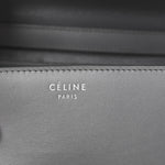 Box Calfskin Medium Classic Box Flap Bag Zinc