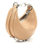 Vitello Grace Nano Fendigraphy Hobo Charm Miele Scuro
