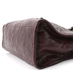Agneau Arena Classic Hardware Small Le City Dark Burgundy