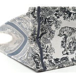 Gradient Canvas Embroidered Large Dioriviera Toile De Jouy Book Tote Blue
