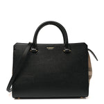 Calfskin Mega Check Small Banwell Tote Black