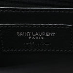 Grain De Poudre Medium Classic Monogram Kate Satchel Black