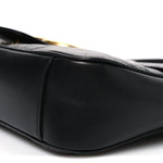 Calfskin Matelasse Medium GG Marmont Shoulder Bag Black