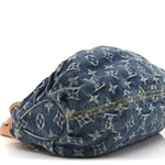 Monogram Denim Pleaty  Blue