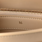 Satinated Calfskin Small 16 Top Handle Bag Nude
