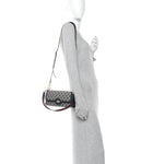 GG Monogram Small Luce Shoulder Bag Beige Blue