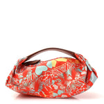 Silk Balusoie Vache Hunter La Promenade du Matin Bandana Bag Orange Poppy Fauve