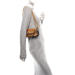 Fabric Karung Crystal Embroidered Vlogo Small Loco Shoulder Bag Multicolor