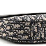 Grained Calfskin Oblique Saddle Messenger Black