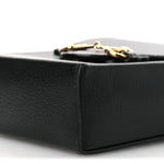 Dollar Calfskin Vertical Horsebit 1955 Crossbody Bag Black