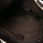 GG Plus Monogram Small Vertical Tote Dark Brown