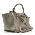 Spazzolato Calfskin Nubuck Small Trapeze Quartz