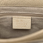 Dollar Calfskin Interlocking G Crossbody Bag Mystic White