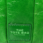 Shiny Crinkled Calfskin Mini The Tote Bag Fern Green