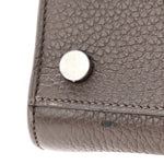 Grained Calfskin Baby Sac De Jour Fog