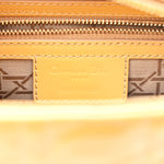 Patent Cannage Medium Lady Dior Dark Beige