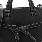 Calfskin Gate Tote Midnight Blue