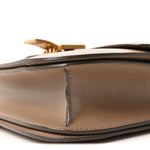 Liege Calfskin Medium Classic Box Flap Bag Taupe