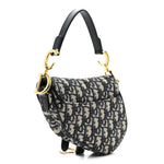 Oblique Mini Saddle Bag Blue