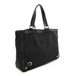 Monogram Large Abbey Tote Black