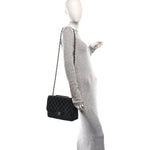 Caviar Quilted Jumbo Single Flap Black