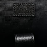 Monogram Jumbo GG Textured Dollar Calfskin Web Double Buckle Backpack Black