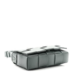 Lambskin Maxi Intrecciato Small Cassette Crossbody Bag Thunder