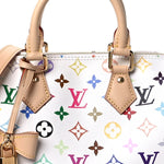 LV X TM Monogram Multicolor Speedy Bandouliere 25 White