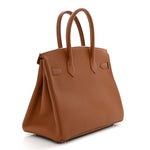 Togo Swift Officier Birkin 30 Gold Ambre