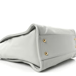 Calfskin Small Deauville Tote Light Grey