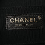 Lambskin Quilted Small Duma Drawstring Backpack Black