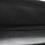 Calfskin Crocodile Embossed Medium Monogram Sunset Black